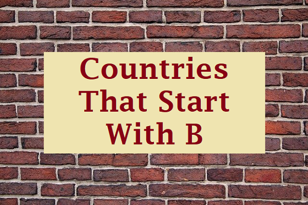 Countries That Start With B