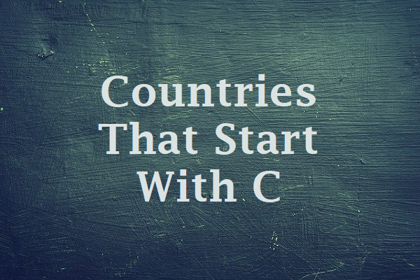 Countries That Start With C