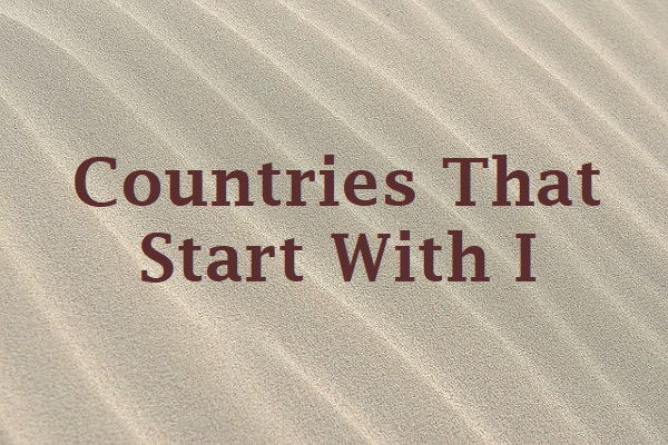 Countries That Start With I
