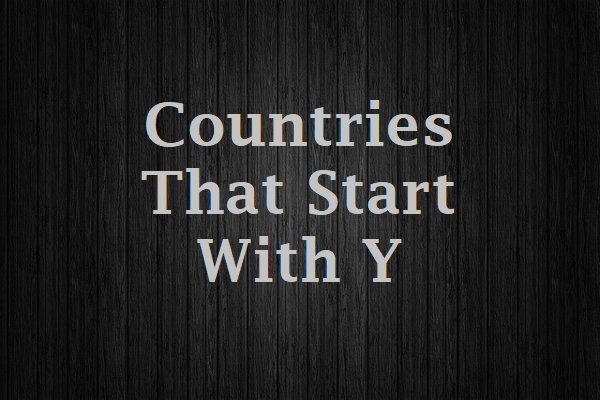 Countries That Start With Y